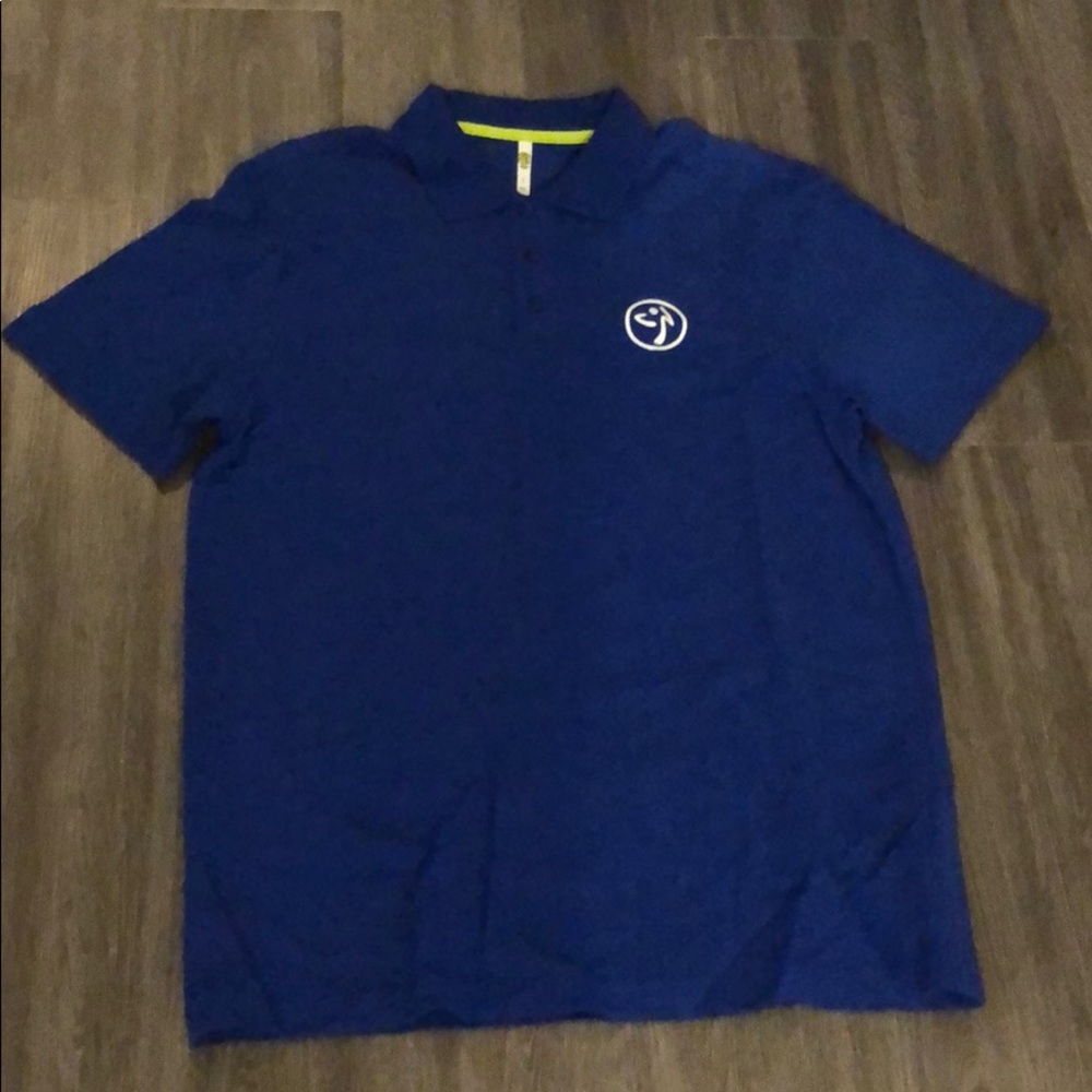 Blue Zumba®️ Polo shirt